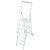 STABILO STUFEN-STEHLEITER MIT GROSSER STANDPLATTFORM 7 STUFEN