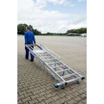 STABILO STUFEN-STEHLEITER MIT GROSSER STANDPLATTFORM 8 STUFEN