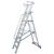STABILO STUFEN-STEHLEITER MIT GROSSER PLATTFORM U. SICHERHEITSBÜGEL 7 STUFEN