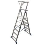 STABILO TELESKOP-PLATTFORMLEITER HÖHENVERSTELLBAR...