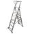 STABILO TELESKOP-PLATTFORMLEITER HÖHENVERSTELLBAR 6-8 SPROSSEN