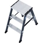 SEPRO D STUFEN-DOPPELLEITER ELOXIERT 2x3 STUFEN