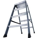 SEPRO D STUFEN-DOPPELLEITER ELOXIERT 2x4 STUFEN