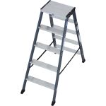 SEPRO D STUFEN-DOPPELLEITER ELOXIERT 2x5 STUFEN