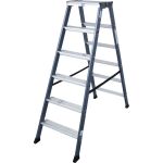SEPRO D STUFEN-DOPPELLEITER ELOXIERT 2x6 STUFEN