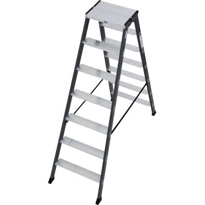 SEPRO D STUFEN-DOPPELLEITER ELOXIERT 2x7 STUFEN