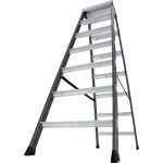 SEPRO D STUFEN-DOPPELLEITER ELOXIERT 2x7 STUFEN