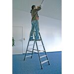 SEPRO D STUFEN-DOPPELLEITER ELOXIERT 2x7 STUFEN