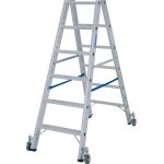 STABILO STUFEN-DOPPELLEITER, FAHRBAR 2x6 STUFEN