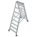 STABILO STUFEN-DOPPELLEITER, FAHRBAR 2x8 STUFEN