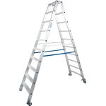 STABILO STUFEN-DOPPELLEITER, FAHRBAR 2x10 STUFEN