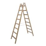 STABILO SPROSSEN-DOPPELLEITER HOLZ 2x8 SPROSSEN