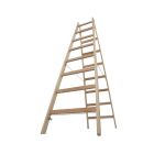 STABILO SPROSSEN-DOPPELLEITER HOLZ 2x8 SPROSSEN