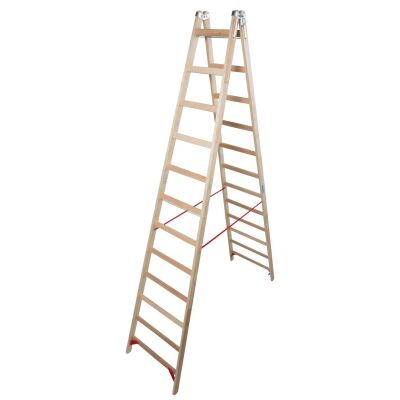 STABILO SPROSSEN-DOPPELLEITER HOLZ 2x12 SPROSSEN