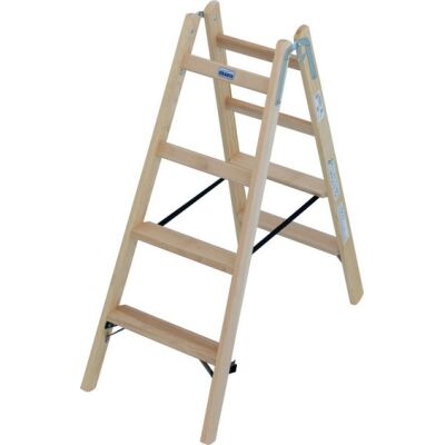 STABILO HOLZ STUFEN/SPROSSEN DOPPELLEITER 2x4