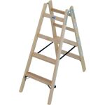 STABILO HOLZ STUFEN/SPROSSEN DOPPELLEITER 2x4