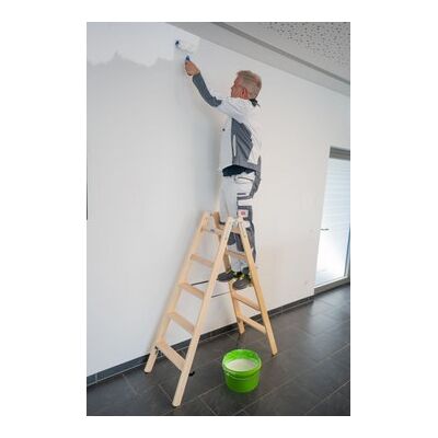 STABILO HOLZ STUFEN/SPROSSEN DOPPELLEITER 2x5