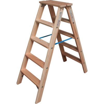 STABILO HOLZ STUFEN-DOPPELLEITER 2x5