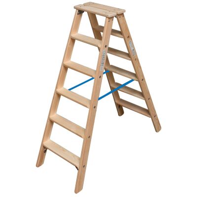 STABILO HOLZ STUFEN-DOPPELLEITER 2x6