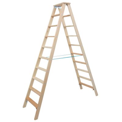 STABILO HOLZ STUFEN-DOPPELLEITER 2x10