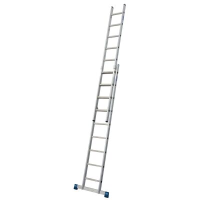 STABILO SPROSSEN-SCHIEBELEITER, ZWEITEILIG 2x9 SPROSSEN