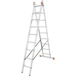 DUBILO SPROSSEN-MEHRZWECKLEITER, ZWEITEILIG 2x9 SPROSSEN