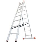 DUBILO SPROSSEN-MEHRZWECKLEITER, ZWEITEILIG 2x9 SPROSSEN