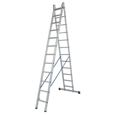 STABILO SPROSSEN-MEHRZWECKLEITER, ZWEITEILIG 2x12 SPROSSEN