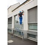 STABILO SPROSSEN-MEHRZWECKLEITER, ZWEITEILIG 2x12 SPROSSEN