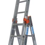 TRIBILO SPROSSEN-VIELZWECKLEITER, DREITEILIG 3x12 SPROSSEN