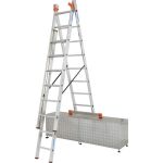 TRIBILO SPROSSEN-VIELZWECKLEITER, DREITEILIG,...