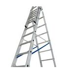 STABILO SPROSSEN-VIELZWECKLEITER, DREITEILIG, TREPPENGÄNGIG 3x8 SPROSSEN