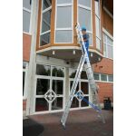 STABILO SPROSSEN-VIELZWECKLEITER, DREITEILIG, WANDLAUFROLLEN 3x12 SPROSSEN