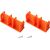 MONTO KOPFSTOPFEN (PAAR) 77x25 MM ORANGE