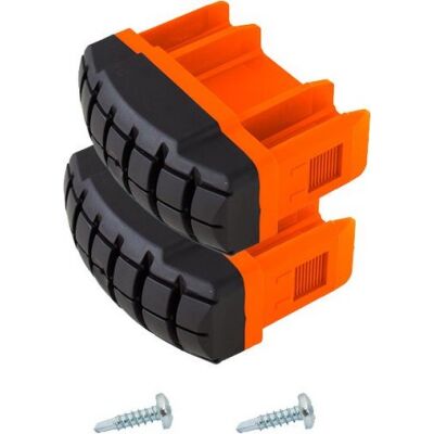 MONTO FUSSSTOPFEN (PAAR) 64ER ORANGE FÜR AUSSENTEIL TELEVARIO
