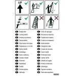 ETIKETT INFO ANLEGELEITERN 51x84 MM, 5 STÜCK