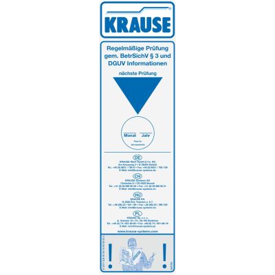 PRÜFAUFKLEBER FAHRGERÜSTE