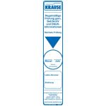 PRÜFAUFKLEBER LEITERN UND TRITTE, 56x230 MM