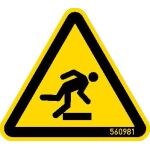 WARNSCHILD WARNUNG VOR HINDERNISSEN AM BODEN 50 MM, 5...