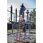 KUNSTSTOFF-SCHIEBELEITER 2x12 SPROSSEN