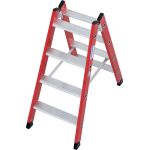 KUNSTSTOFF-STUFEN-DOPPELLEITER 2x4 STUFEN