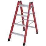 KUNSTSTOFF-STUFEN-DOPPELLEITER 2x4 STUFEN