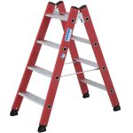 KUNSTSTOFF-STUFEN-DOPPELLEITER 2x4 STUFEN