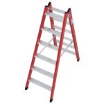 KUNSTSTOFF-STUFEN-DOPPELLEITER 2x6 STUFEN