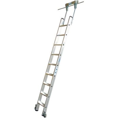 STABILO STUFEN-REGALLEITER RUNDROHR-SCHIENENANLAGE  9 STUFEN