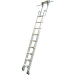 STABILO STUFEN-REGALLEITER RUNDROHR-SCHIENENANLAGE  9 STUFEN