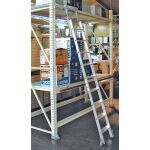 STABILO STUFEN-REGALLEITER RUNDROHR-SCHIENENANLAGE  9 STUFEN