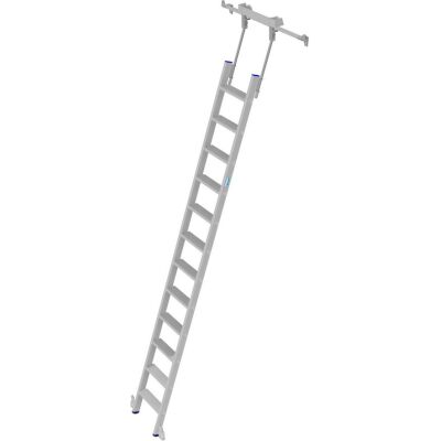 STABILO STUFEN-REGALLEITER RUNDROHR-SCHIENENANLAGE  12 STUFEN