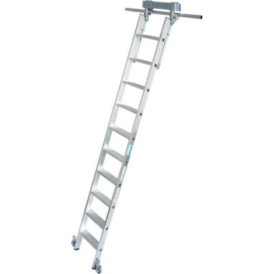 STABILO STUFEN-REGALLEITER-T-SCHIENENANLAGE  10 STUFEN