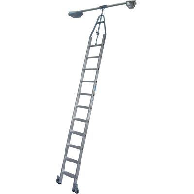 STABILO STUFEN-REGALLEITER DOPPELREGAL RUNDROHR-SCHIENENANLAGE  11 STUFEN